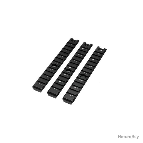 UTG Leapers - SET 3 RAILS HANDGUARD PICATINNY/WEAVER POUR M36/SL8/H&K