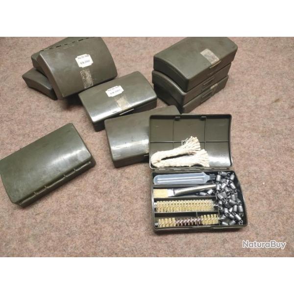 N�cessaire de nettoyage pour fusil en calibre 308 --- contenu neuf de stock origine Bundeswehr G3