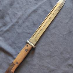 Ba&iuml;onnette mod&egrave;le 1884-98 1 er type - Allemagne