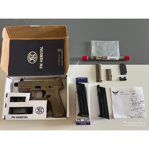 GBB FN 509 Tactical EMG/DOUBLE EAGLE CYBERGUN