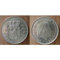 Pays Bas 2.5 Gulden 1980 Netherlands Cents Guldens Nederland Hollande Piece