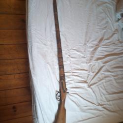 Fusil ancien poudre noire m&eacute;canisme fonctionel