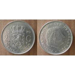 Pays Bas 2.5 Gulden 1970 Netherlands Cents Guldens Nederland Hollande Piece
