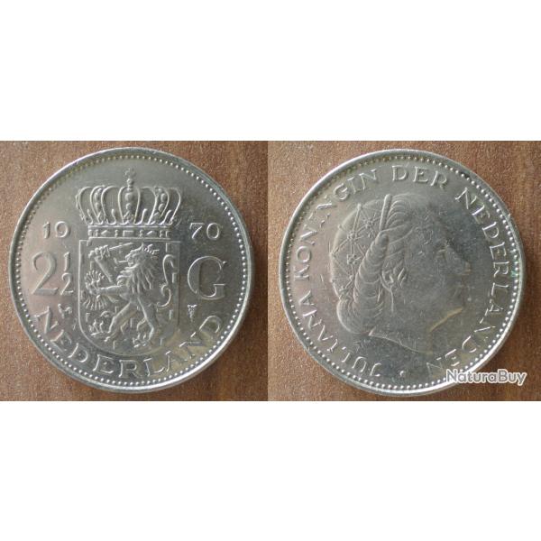 Pays Bas 2.5 Gulden 1970 Netherlands Cents Guldens Nederland Hollande Piece