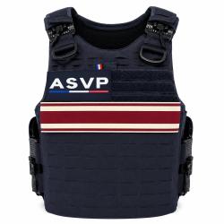 Gilet Pare Balle/Couteau ASVP NIJ IIIA Quick Release 50 Joules XXXXL