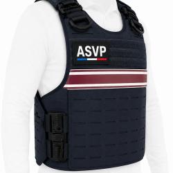 Gilet Pare Balle Couteau ASVP NIJ IIIA Quick Release 50 Joules