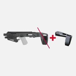CAA - Crosse Micro-Roni&reg; Stablizer 3.5 pour Glock 19, 23 et 32 - Noire