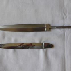 Lot de 2 lames de couteaux pour restauration