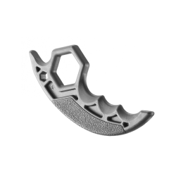 Outil d'auto-d&eacute;fense &agrave; points de pression FAB Defense FCP de poche en polym&egrave;re Noir
