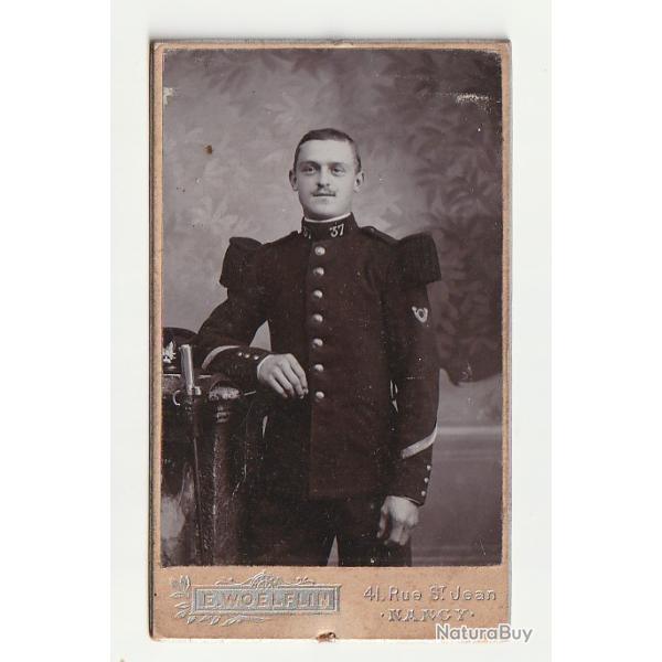 PHOTO D'UN SOLDAT DU 3 � BATAILLON DE CHASSEURS ALPINS