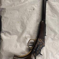 Pistolet rolling block uberti calibre 38sp