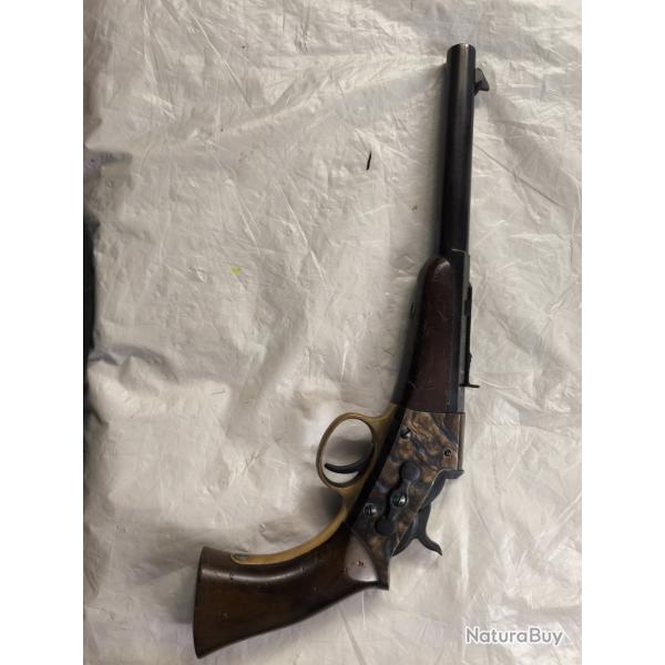 Pistolet rolling block uberti calibre 38sp