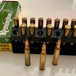 Munition 222 rem mag