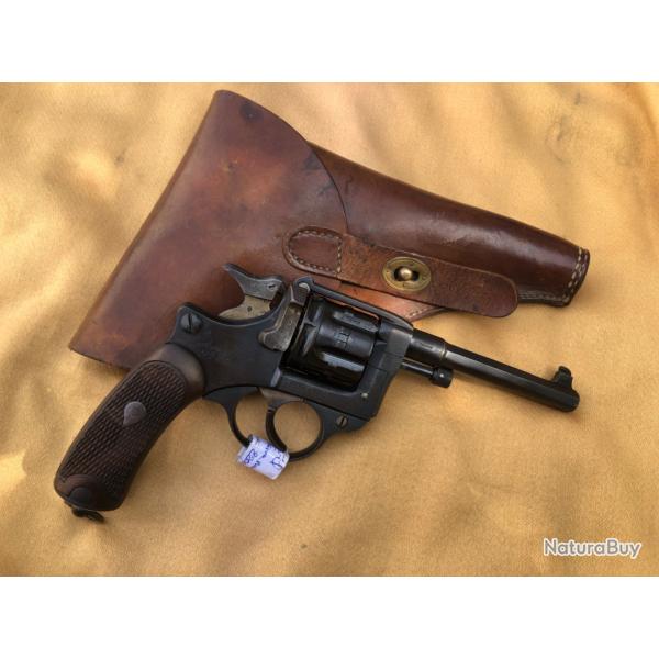 TR�S BEAU REVOLVER 1892 CIVIL , ACIER FORG� , CONTRAT POUR L'ARM�E 1915