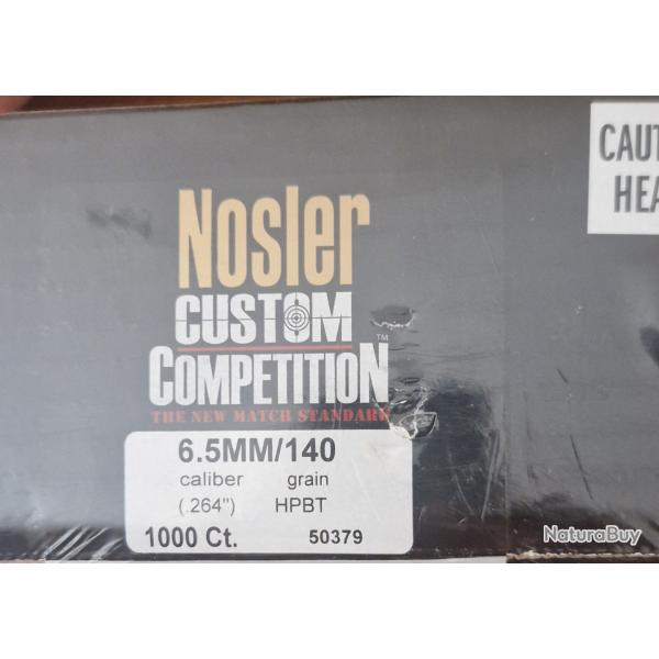 Ogive Nosler comp�tition 6,5 mm 140 grain .