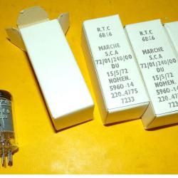 LOT DE LAMPES TUBES RADIO MILITAIRE ,&nbsp; REFERENCE 6AK6 ,NOS AND NIB TUBES , RADIOAMATEUR ,&nbsp; NEUF&nbsp;, VO