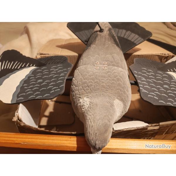 Pigeon � ailes battantes �lectrique