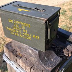 Bo&icirc;te militaire de munitions