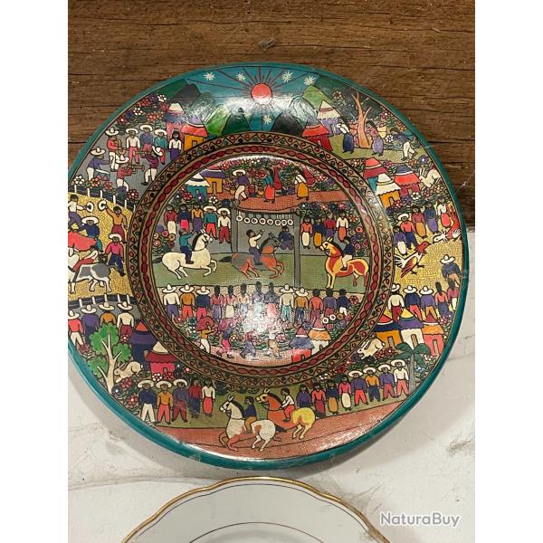 Assiette mexicaine d�corative