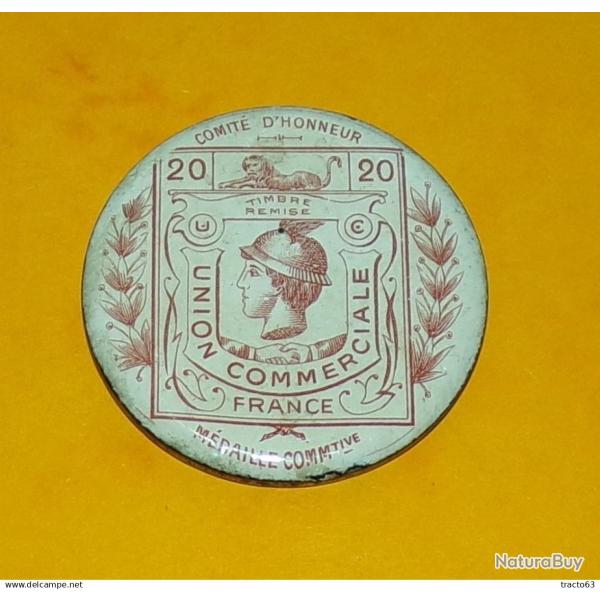 MEDAILLE COMMEMORATIVE COMITE D'HONNEUR UNION COMMERCIALE FRANCE ,   ETAT� VOIR PHOTOS .POUR TOUT RE