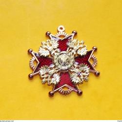 MEDAILLE POLOGNE&nbsp;STIFTER DES ST. STANISLAUS-ORDENS&nbsp;&nbsp;EN REPRODUCTION NUMEROTEE DE FABRICATION ALLEMAN