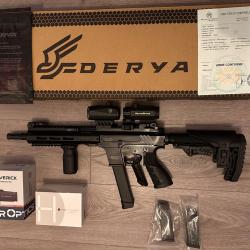 Carabine PCC DERYA AR-9 ZY9 DUAL SYST&Egrave;M 9x19 Canon 25.4 (10")