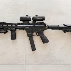 Carabine PCC DERYA AR-9 ZY9 DUAL SYST&Egrave;M 9x19 Canon 25.4 (10")