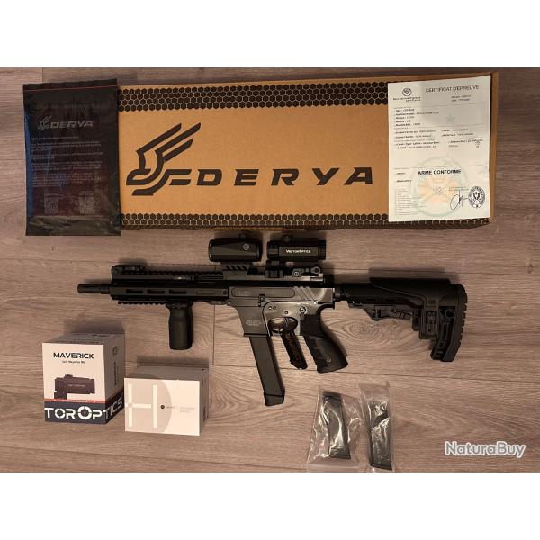 Carabine PCC DERYA AR-9 ZY9 DUAL SYST�M 9x19 Canon 25.4 (10")
