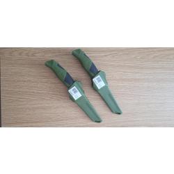 Lot de 2 couteaux lames fixes UMAREX Alpina Sport vert