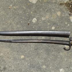 Ba&iuml;onnette Chassepot (m&ecirc;me num&eacute;ro) "Ch&acirc;tellerault 1871"