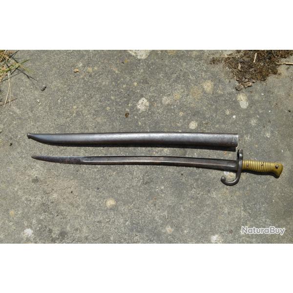 Ba�onnette Chassepot (m�me num�ro) "Ch�tellerault 1871"