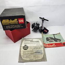 Moulinet Mitchell 320 - Complet avec bo&icirc;te, notice & garantie d'origine - R&eacute;vis&eacute;