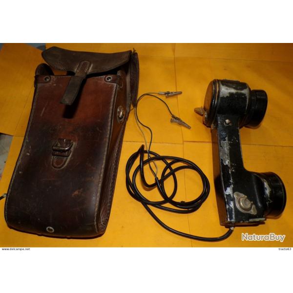 P.T.T COMBINE D'ESSAIS N� 292-60 , MARCHE DU 14 MAI 1956 AVEC SON ETUI EN CUIR D'ORIGINE , FABRICATI