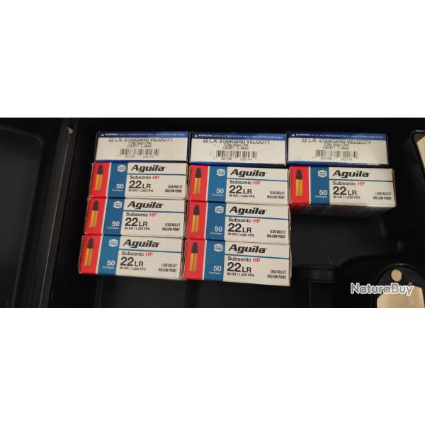 Lot de 500 munitions