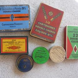 Boites de cartouches pour la collection