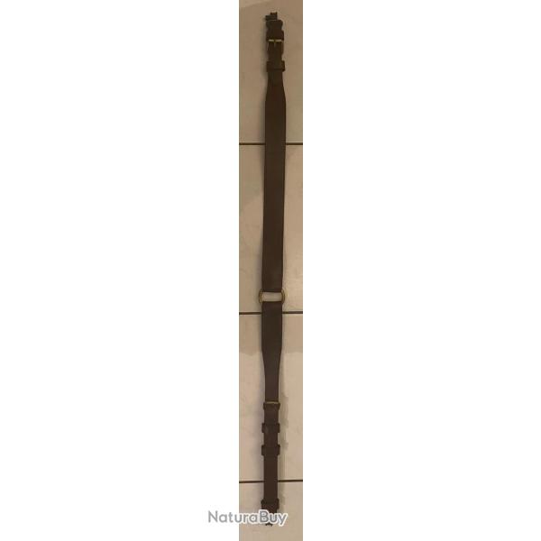 Bretelle en cuir pour carabine