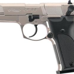 Pistolet &agrave; plomb CO2 4.5 mm WALTHER CP88 3,5'' (3,6 joules) Nickel