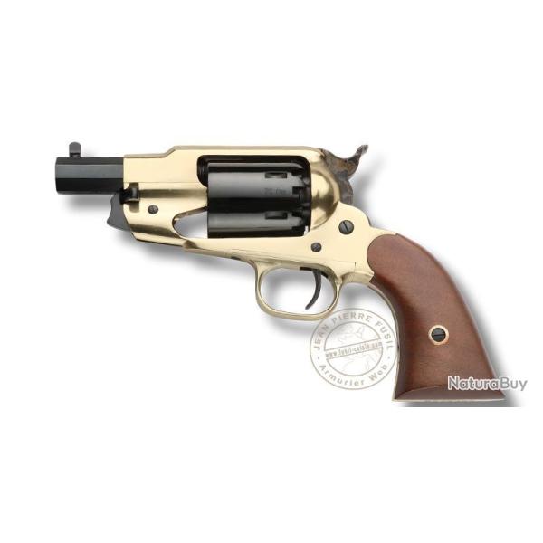 Revolver PIETTA Remington 1858 Texas Laiton Martial Model - Cal. 44 - Canon 3" Noir