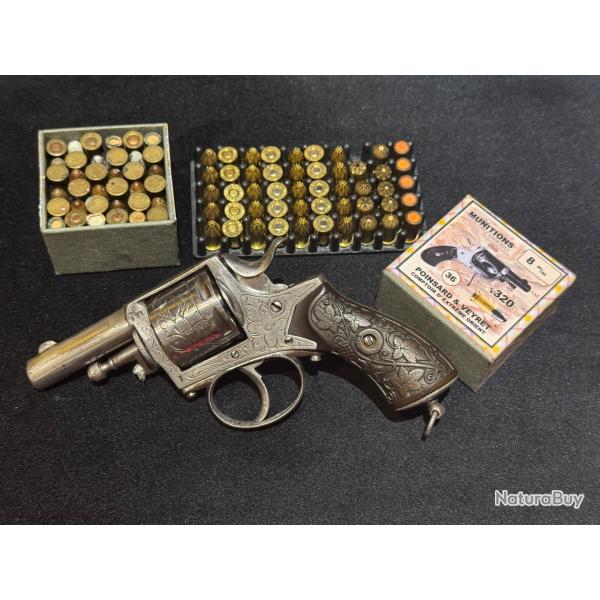 Revolver type Bulldog Floral Pattern