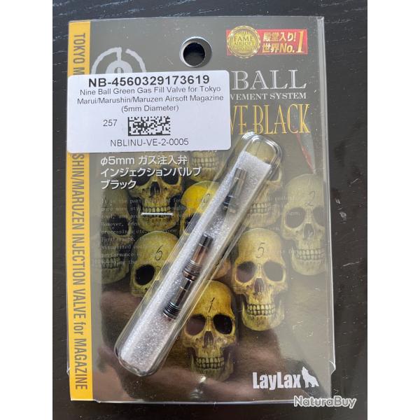 Nine ball valve de gaz pour chargeur Marui/ KSC / Marushin / Maruzen ( lot de 3 ) NEUF
