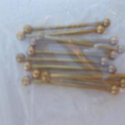 lot  10 barrettes &agrave; boules,neuves