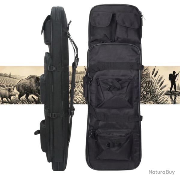 Sac � dos / Housse de transport pour Fusil Sniper et Carabine (Noir) - Tir & Airsoft