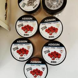 LOT de billes cal 50 AEGON et ACIL (300 billes)