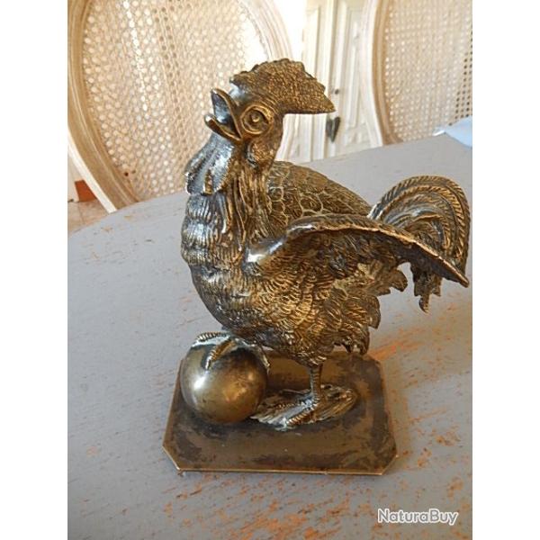 coq de hampe louis philippe en laiton