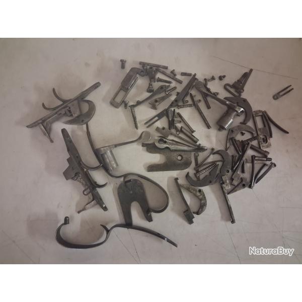 Lot de pi�ces fusil hammerless