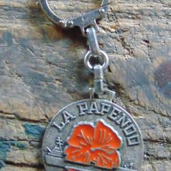 RARE PORTE-CL&Eacute;S P&Eacute;TROLIER DE LA MARINE NATIONALE LA PAPENOU MURUROA