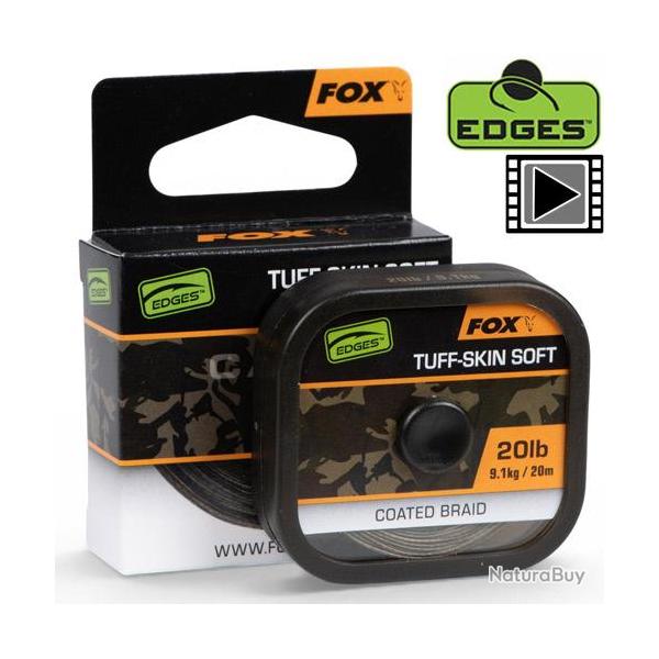 Tresse Fox Edges Tuff-Skin Soft 20m 35lbs