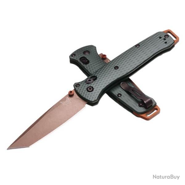Couteau pliant Benchmade Bailout Aluminium vert
