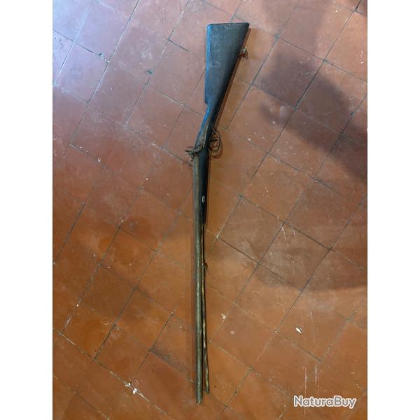 Fusil a poudre noir