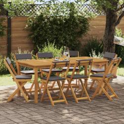 Chaises de bistrot d'ext&eacute;rieur 8 pcs Gris fonc&eacute; 40 x 53 x 80 cm